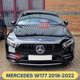 Mercedes A W177 18-22 Griglia Anteriore A45 AMG Look Nero - autorivallo