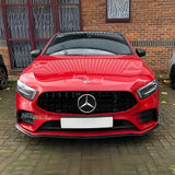 Mercedes A W177 18-22 Griglia Anteriore A45 AMG Look Nero - autorivallo