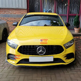 Mercedes A W177 18-22 Griglia Anteriore A45 AMG Look Nero - autorivallo