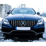 Mercedes C W205 S205 2014-2018 Griglia Radiatore AMG Look - autorivallo