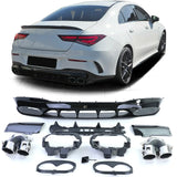 Mercedes CLA C118 2019-2023 Diffusore AMG CLA45S Look - autorivallo