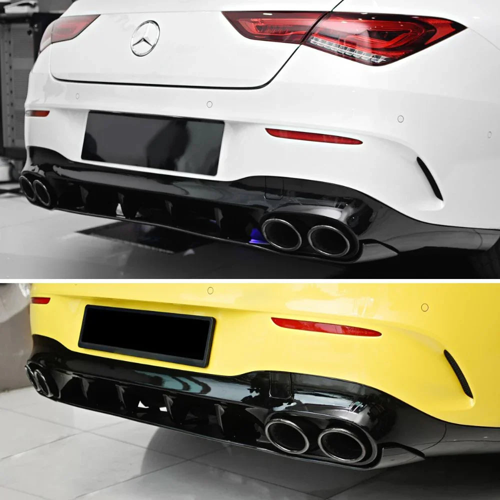 Mercedes CLA W118 2019-2023 AMG Line Diffusore 45S Look - autorivallo
