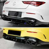 Mercedes CLA W118 2019-2023 AMG Line Diffusore 45S Look - autorivallo