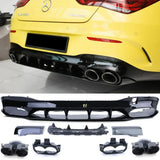 Mercedes CLA W118 2019-2023 AMG Line Diffusore 45S Look - autorivallo