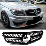 Mercedes C204 Coupé Griglia Anteriore AMG C63 Look Nero Lucido - autorivallo