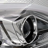 Mercedes C W205 2014-2018 Fari Anteriori LED Cromati Lightube - autorivallo