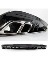 Mercedes C W205 S205 2014-2018 Diffusore Posteriore Linea AMG - autorivallo