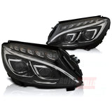 Mercedes C W205 2014-2018 Fari Anteriori Full LED Diurne - autorivallo