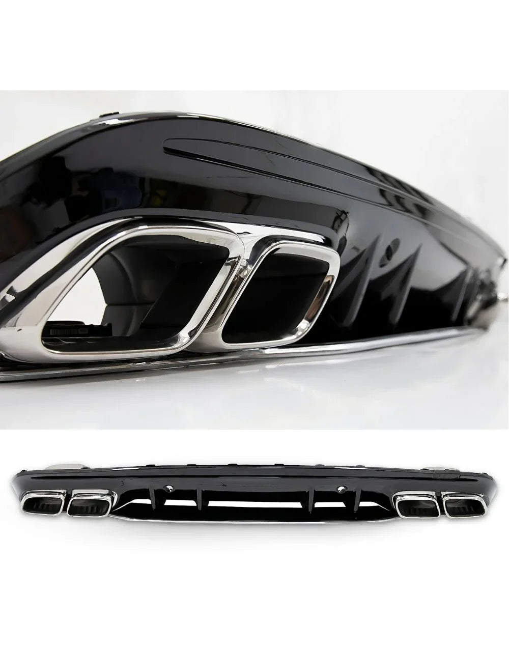 Mercedes C W205 2014-2021 Diffusore Posteriore AMG Line Sport - autorivallo