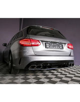 Mercedes C W205 2014-2021 Diffusore Posteriore AMG Line Sport - autorivallo