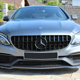 Mercedes C63 AMG W205 14-21 Griglia Anteriore GTR Look Nero - autorivallo