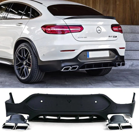 Mercedes GLC C253 Coupé 2016-2019 AMG Line Diffusore Posteriore - autorivallo
