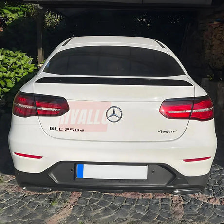 Mercedes GLC C253 Coupé 2015-2022 Spoiler Cofano Nero Lucido - autorivallo