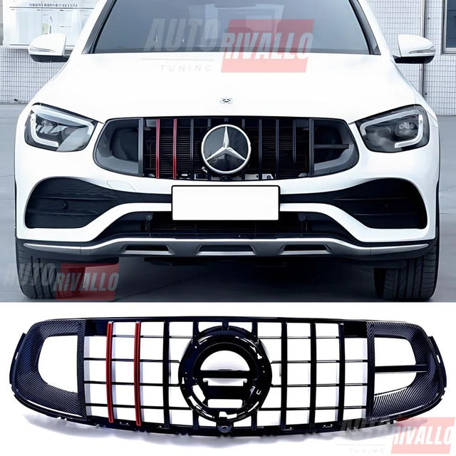 Mercedes GLC X253 C253 19-22 Griglia Radiatore GT Brabus Look - autorivallo