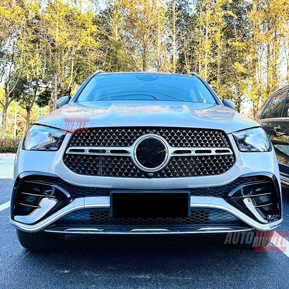 Mercedes GLE V167 C167 AMG Line 2023+ Spoiler Anteriore Aero Vents - autorivallo