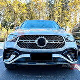 Mercedes GLE V167 C167 AMG Line 2023+ Spoiler Anteriore Aero Vents - autorivallo