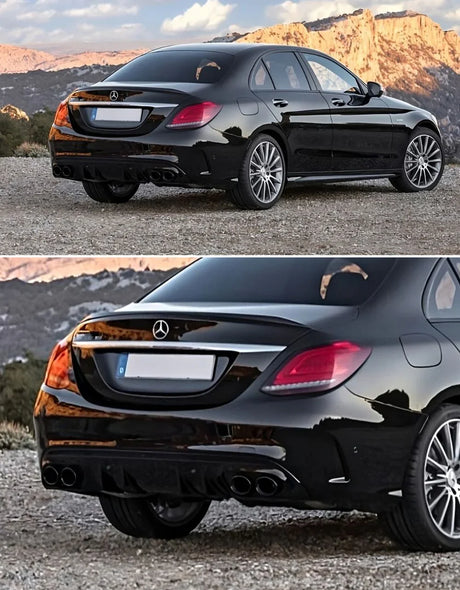 Mercedes C W205 S205 2014-2018 Diffusore AMG Line Look C43 - autorivallo