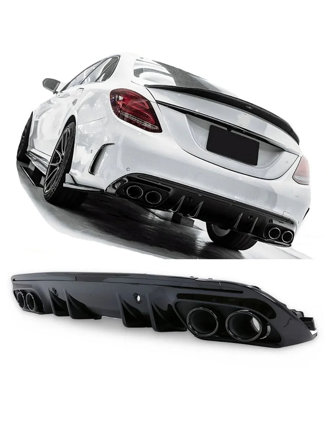 Mercedes C W205 S205 2014-2018 Diffusore AMG Line Look C43 - autorivallo
