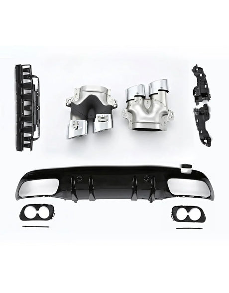 Mercedes C W205 S205 2014-2018 Diffusore AMG Line Look C43 - autorivallo
