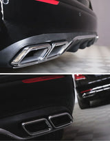 Mercedes Classe C W205 Diffusore AMG Look C63 Doppia Uscita - autorivallo