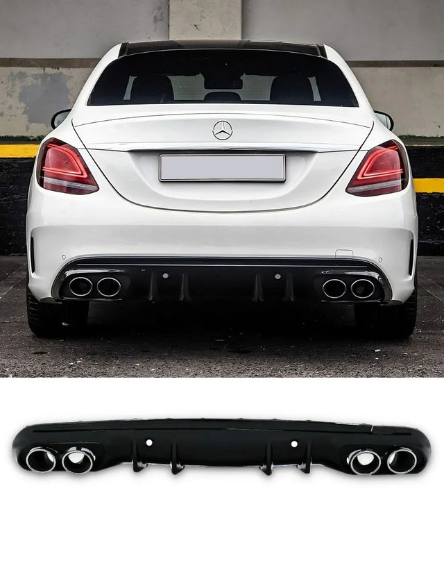 Mercedes C W205 S205 2018-2021 Diffusore AMG Line Look C43 - autorivallo