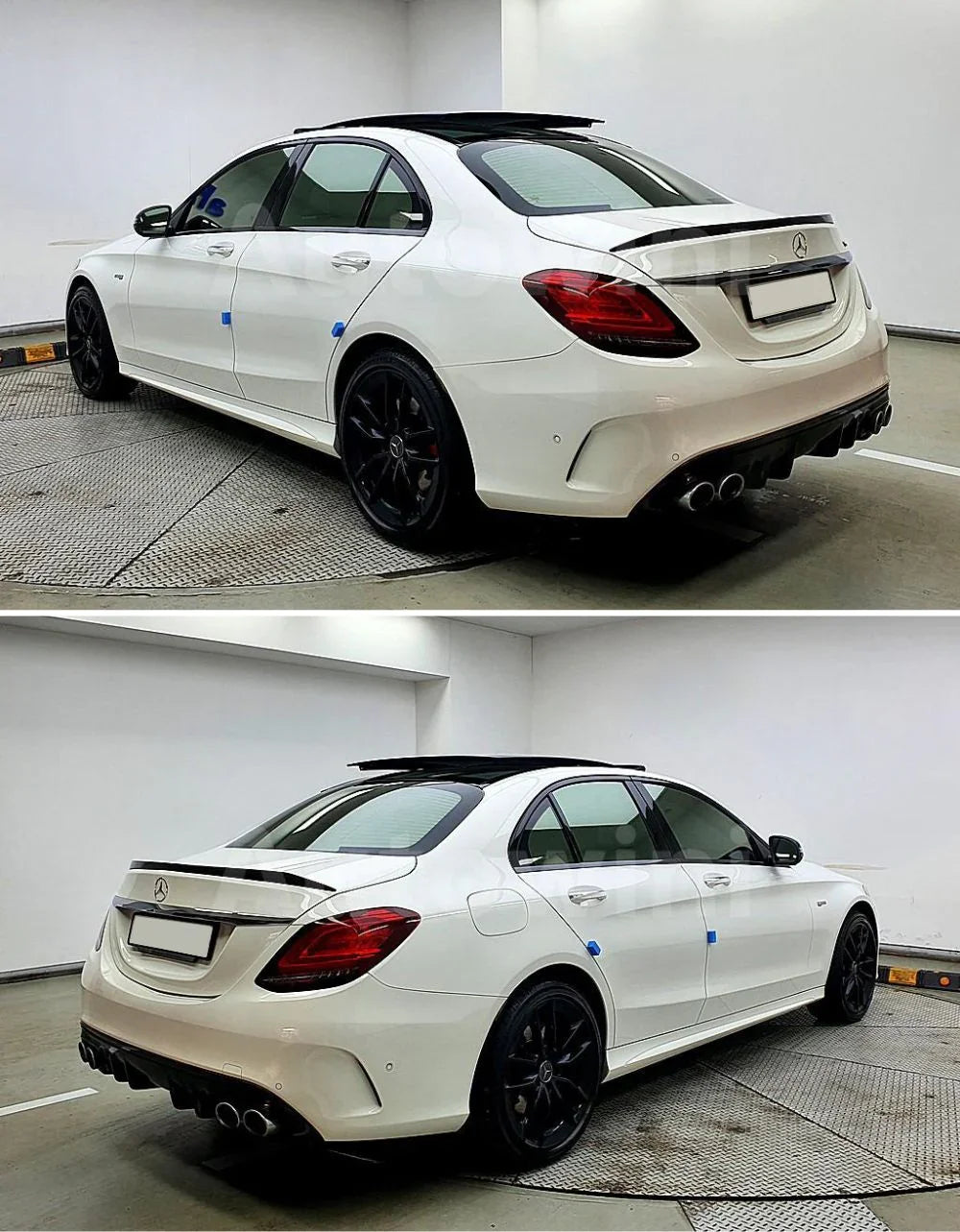 Mercedes C W205 S205 2018-2021 Diffusore AMG Line Look C43 - autorivallo