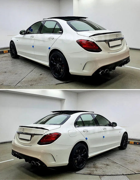 Mercedes C W205 S205 2018-2021 Diffusore AMG Line Look C43 - autorivallo