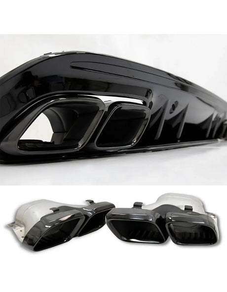 Mercedes C W205 S205 2018-2021 Diffusore AMG Line C63S Look - autorivallo
