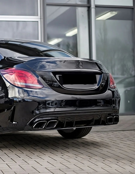 Mercedes C W205 S205 2018-2021 Diffusore AMG Line C63S Look - autorivallo