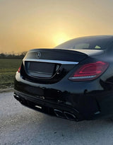 Mercedes C W205 S205 2018-2021 Diffusore AMG Line C63S Look - autorivallo