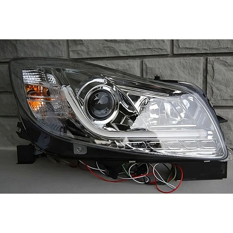 Opel Insignia A 2008-2013 Fari Anteriori LED Cromati Lightube - autorivallo