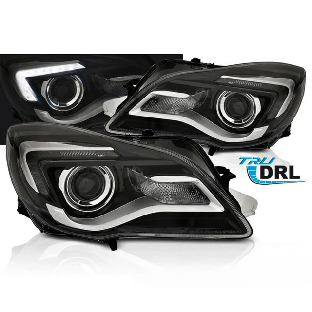 Opel Insignia A G09 2013-2017 Fari Anteriori LED Diurne Neri - autorivallo