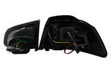 VW Golf 6 2008-2012 Fanali Posteriori a LED Lightbar Rosso - autorivallo