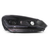 VW Golf 6 2008-2012 Fari Anteriori LED Look G7.5 R-Line - autorivallo