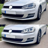 VW Golf 7 2012-2017 Fari Anteriori LED Diurne Doppia-U - autorivallo