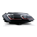 VW Golf 7 2012-2017 Fari Anteriori Ottica GTI Fanali Full LED - autorivallo