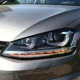 VW Golf 7 2012-2017 Fari Anteriori Con Frecce Dinamiche LED - autorivallo