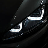 VW Golf 7 2012-2017 Fari Anteriori Con Frecce Dinamiche LED - autorivallo