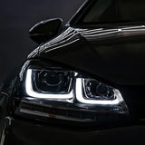 VW Golf 7 2012-2017 Fari Anteriori Con Frecce Dinamiche LED - autorivallo