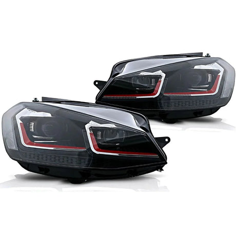 VW Golf 7.5 2017-2019 Fari Anteriori Full LED GTI Look SEQ - autorivallo