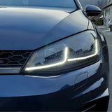 VW Golf 7.5 2017-2019 Fari Anteriori Full LED R-Line Look SEQ - autorivallo