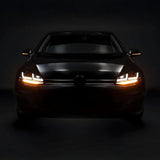 VW Golf 7 2012-2017 Fari Anteriori Full Led OSRAM Xenon Neri - autorivallo