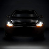 VW Golf 7 2012-2017 Fari Anteriori Full Led OSRAM Xenon Neri - autorivallo