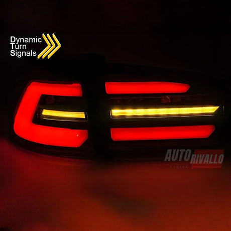VW Golf 7.5 Variant 2017-2019 Fari Posteriori Full LED Rosso - autorivallo