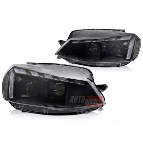 VW Golf 7.5 2017-2019 Fari Anteriori Full LED DRL Freccia SEQ - autorivallo