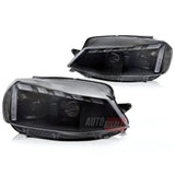 VW Golf 7.5 2017-2019 Fari Anteriori DRL LED Freccia SEQ - autorivallo