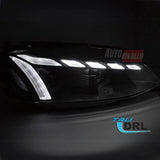 VW Golf 7.5 2017-2019 Fari Anteriori DRL LED Freccia SEQ - autorivallo
