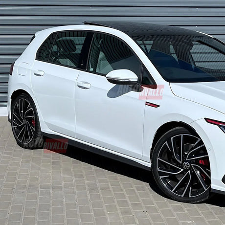VW Golf 8 2019-2024 Minigonne Laterali GTI Look Nero Lucido - autorivallo
