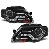 VW Passat 3C B6 2005-2010 Fari Anteriori a LED Angel Eyes - autorivallo