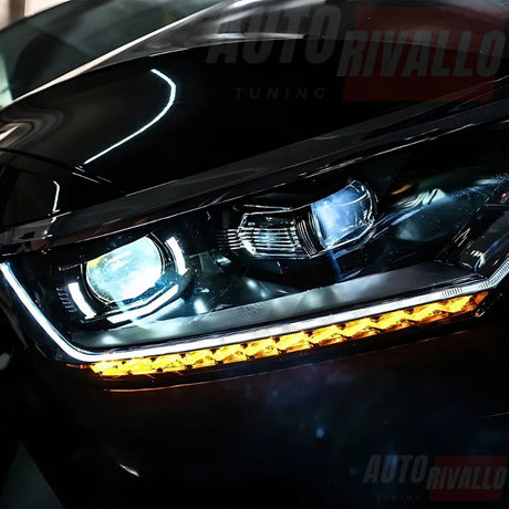 VW Passat B8 2014-2019 Fari Anteriori LED Matrix Frecce SEQ - autorivallo
